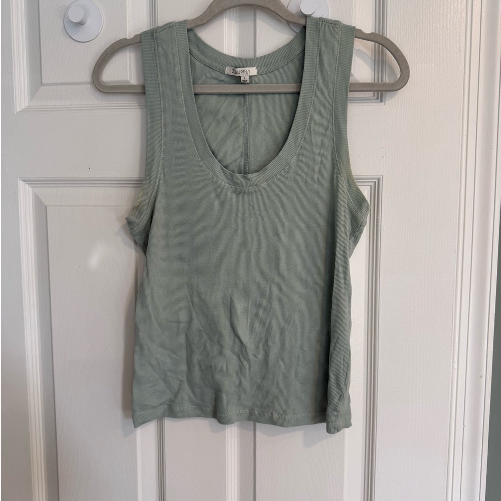 Z Supply Light Green Tank Top